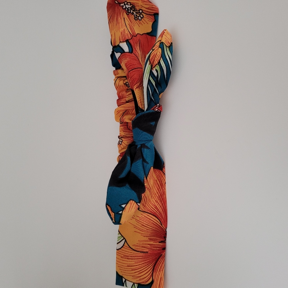 TWO HEADBANDS with fruit and tropical designs for women, hair accessories - Picture 11 of 11